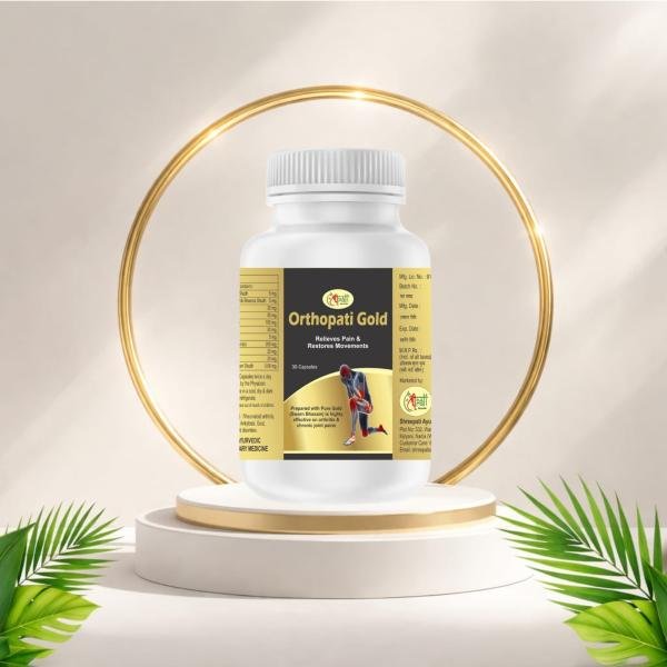 Orthopati Gold – Ayurvedic Joint Pain Relief Capsules (30 Capsules)