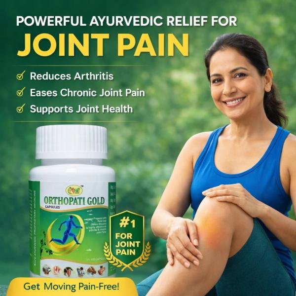 Orthopati Gold Capsules – Ayurvedic Joint Pain Relief Formula