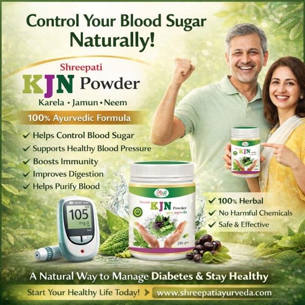 KJN Herbal Powder – Natural Blood Sugar & Immunity Support (200g)